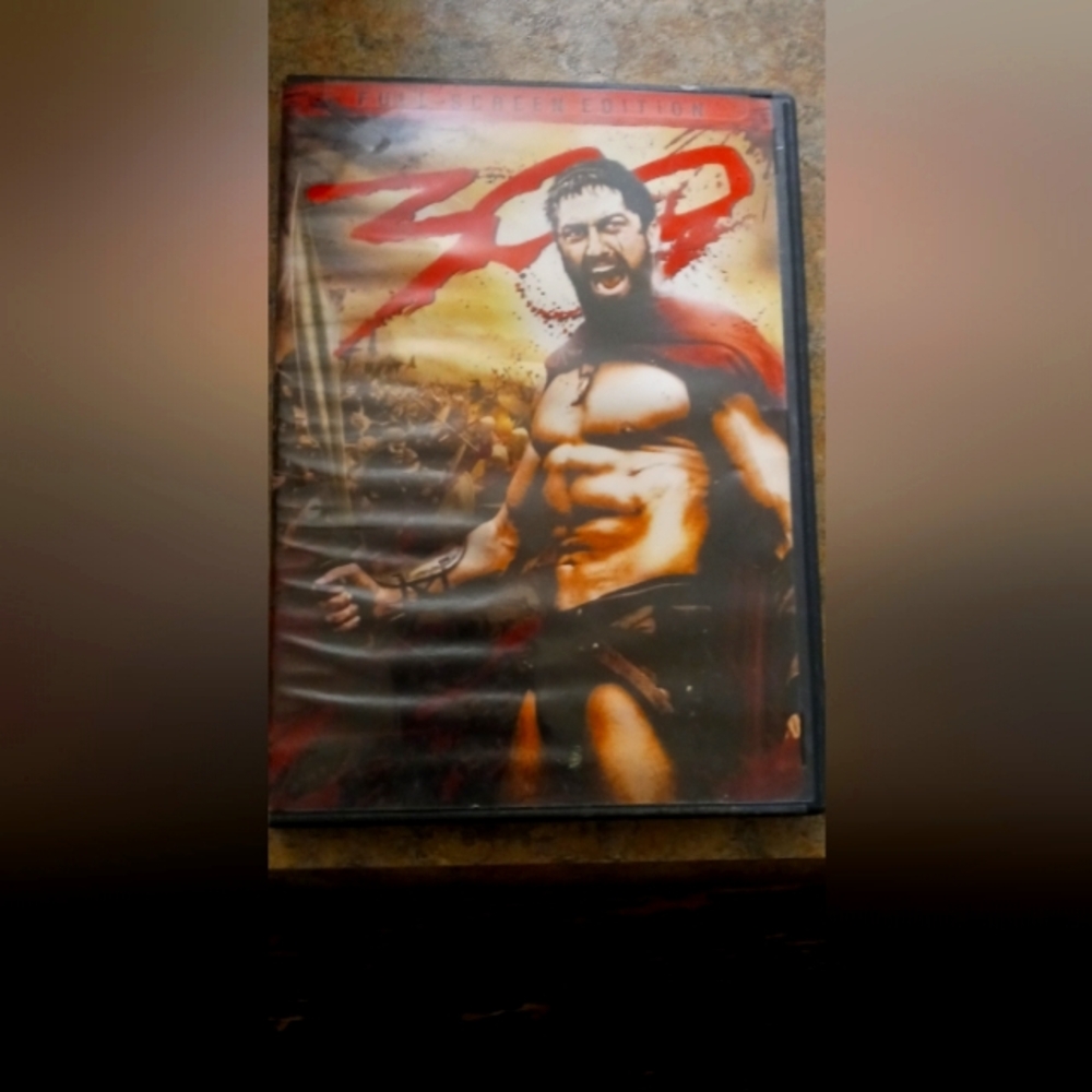 300 (Spartan Warrior) DVD - Red & Black Cover